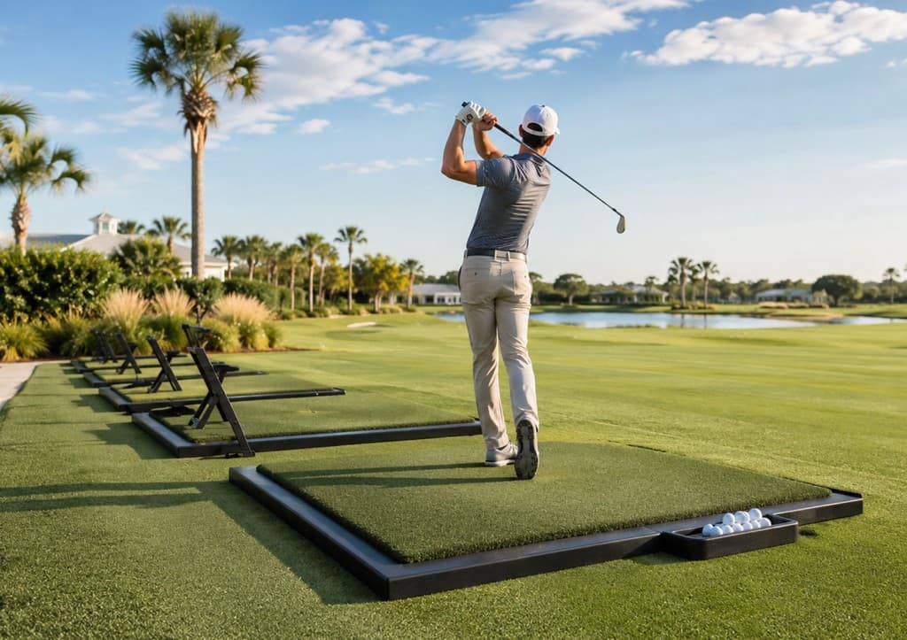 Golf Hitting Bays